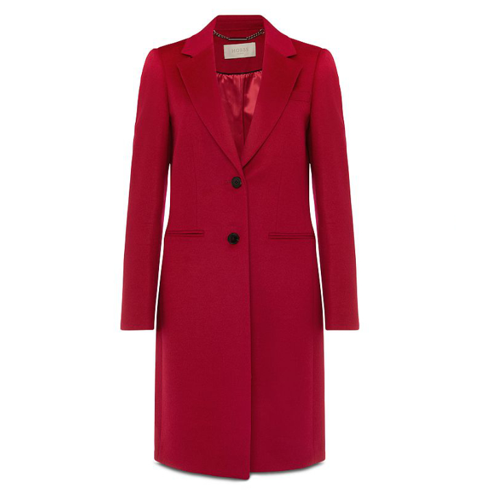 Hobbs London Tilda Coat in Fuchsia Pink