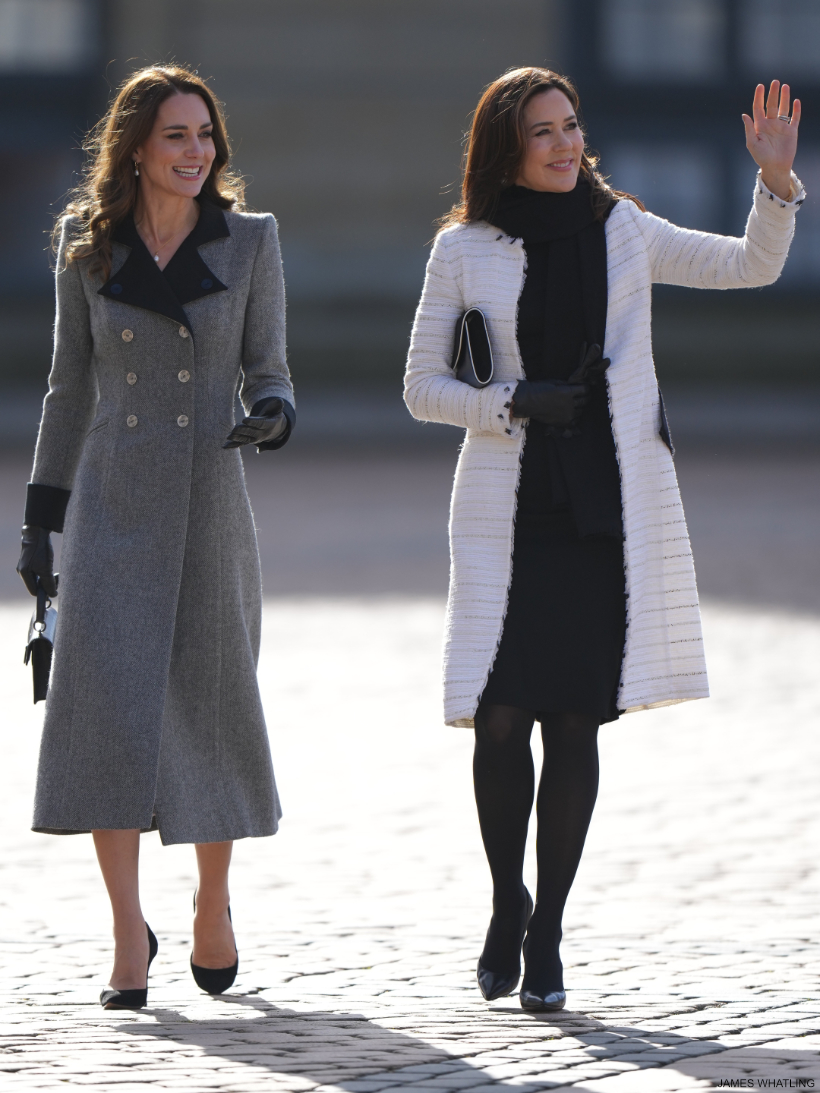 Kate meets Princess Mary & Queen Margarethe at Amalienborg Palace & visits Danner Crisis Centre (Denmark Day Two)