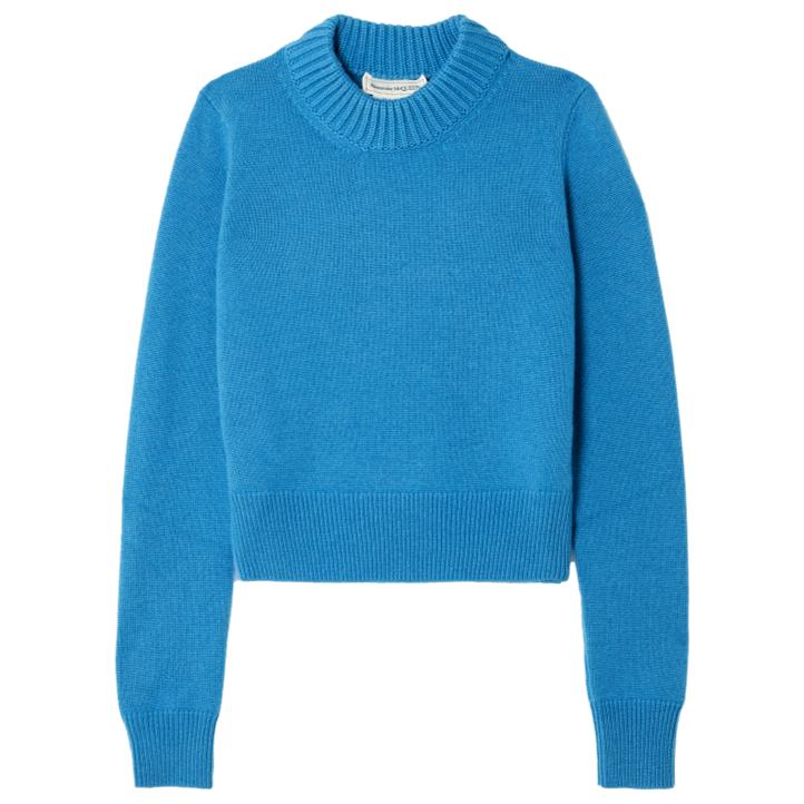 Alexander McQueen cashmere sweater in blue