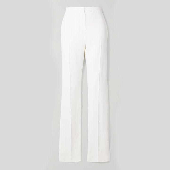 Alexander McQueen White Suit Trousers