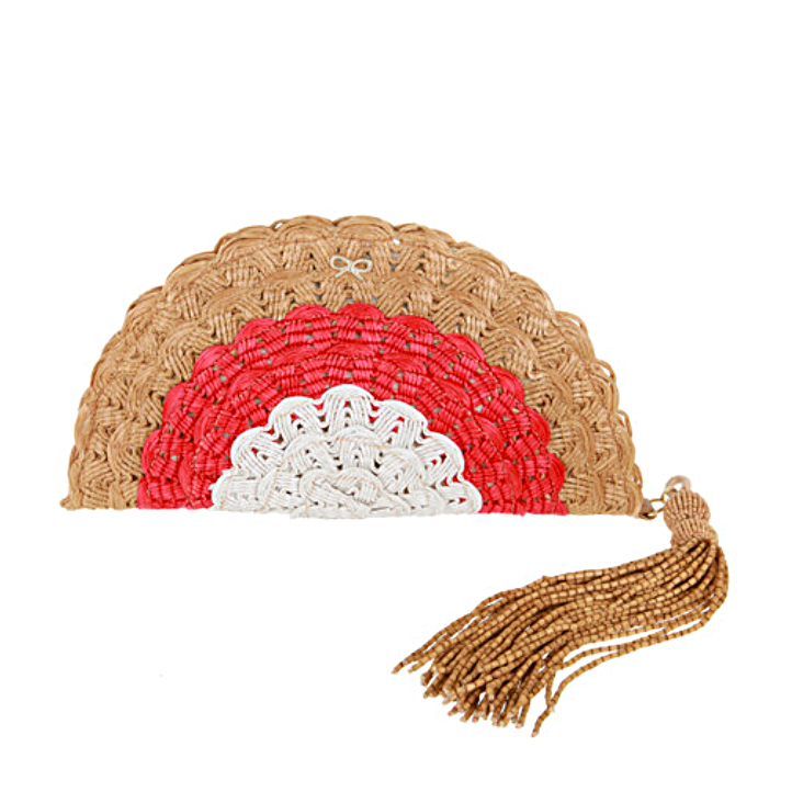 Anya Hindmarch Fan Shaped Clutch Bag