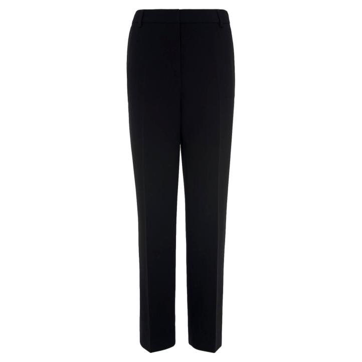 LK Bennett Frieda Crepe Cigarette Trousers in Black