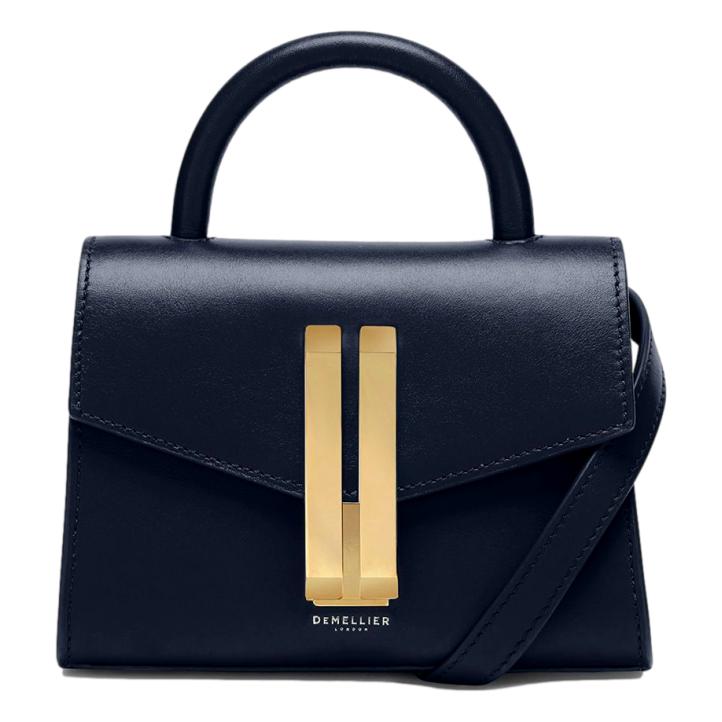 DeMellier Nano Montreal Bag in Navy Smooth