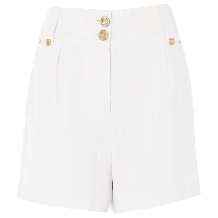 Holland Cooper Tailored Short in Oyster Linen
