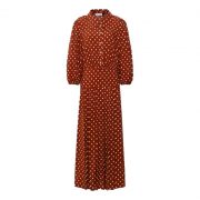 The brown polka dot Izzy dress by Rixo