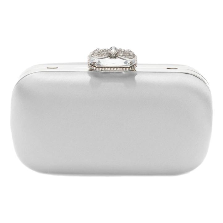 Alexander McQueen White Box Clutch
