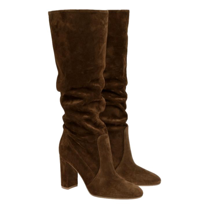 Gianvito Rossi Boots in Brown Suede