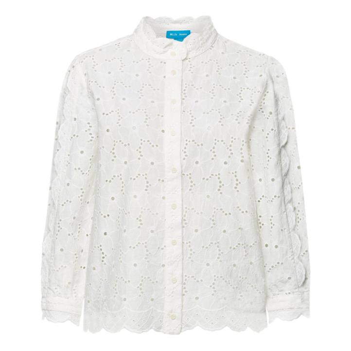 M.i.h Jeans Mabel Broderie Anglaise Shirt, White