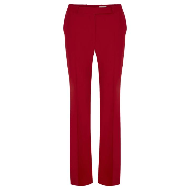 Alexander McQueen Women’s Narrow Bootcut Trousers in Welsh Red