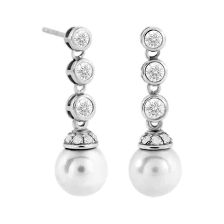 Heavenly London ‘Pearl and Diamond’ Earrings