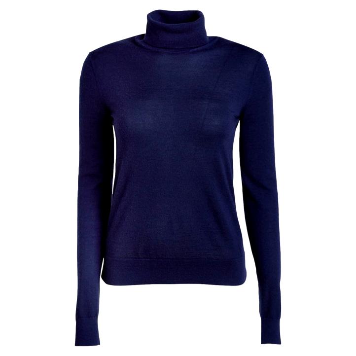 Ralph Lauren Cashmere Turtleneck Sweater in Navy Blue