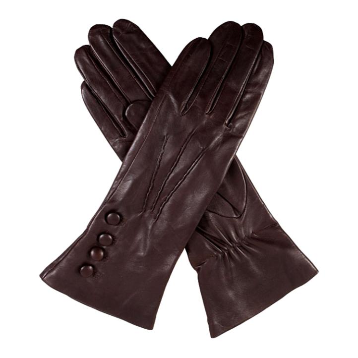 Dents Rose Gloves in Mocha