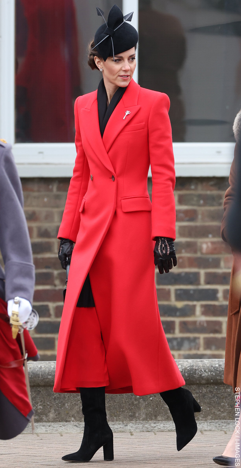 Kate Middleton In Welsh Red For St David’s Day Parade