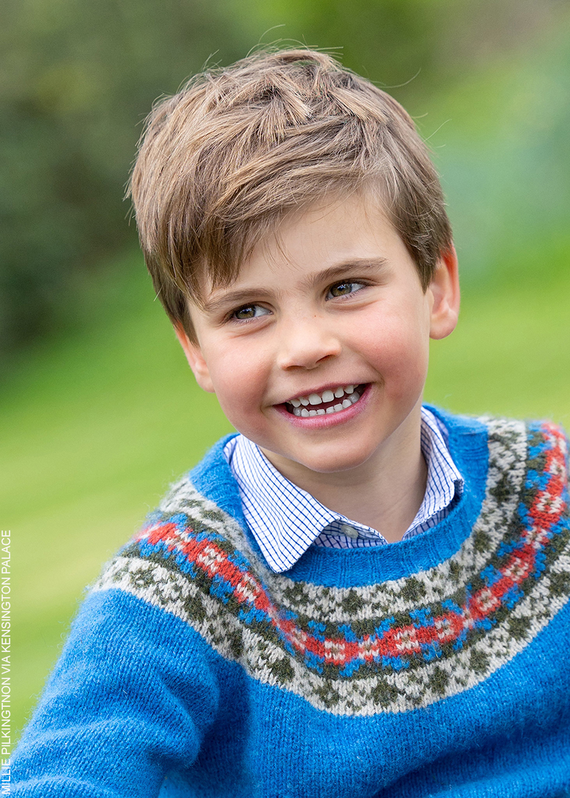 Prince Louis 5th Birthday Portrait