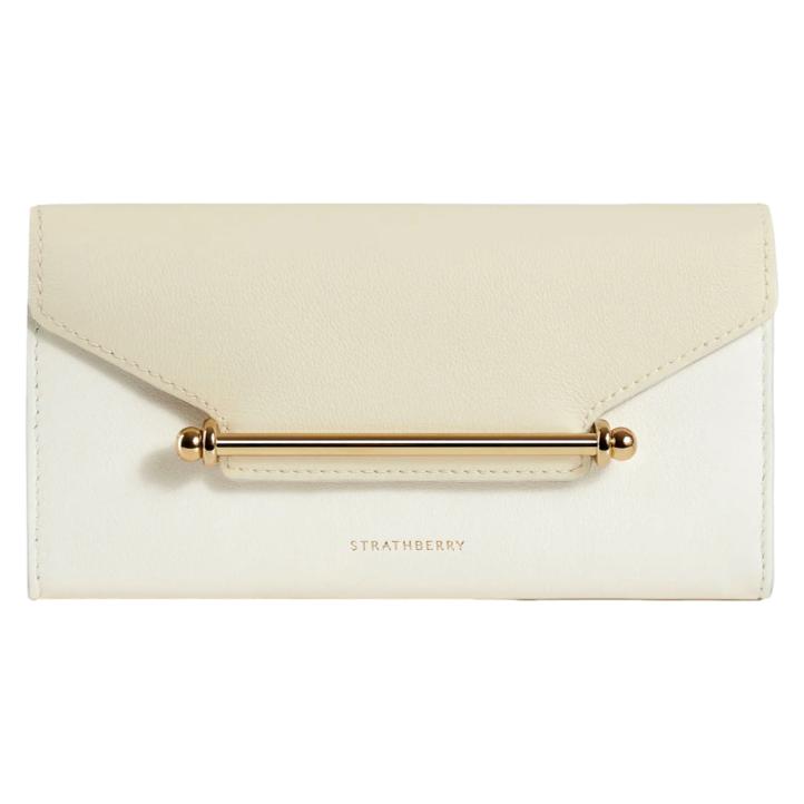 Strathberry Multrees Chain Wallet in Vanilla