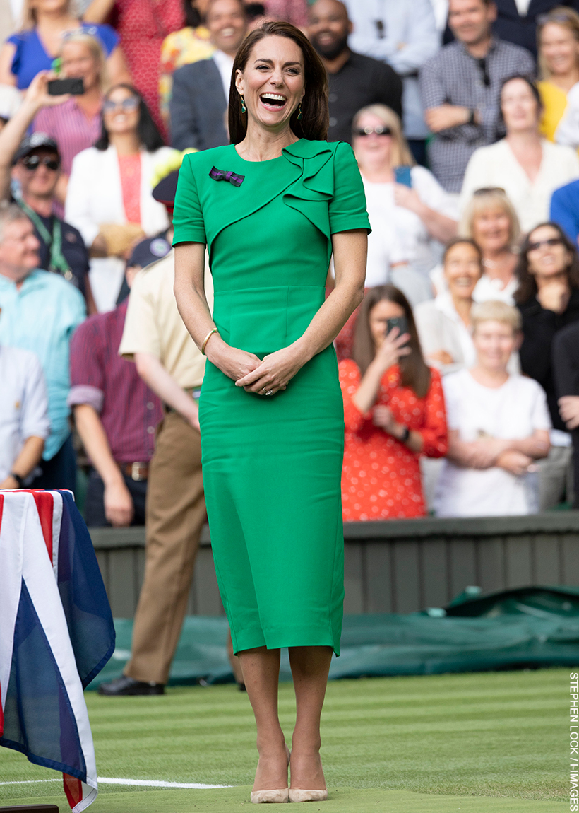 Kate Middleton continues her reign as ‘The Queen of Green’ At Wimbledon Final!