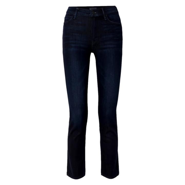 Mother ‘The Dazzler’ jeans in ‘Now Or Never’ dark blue denim