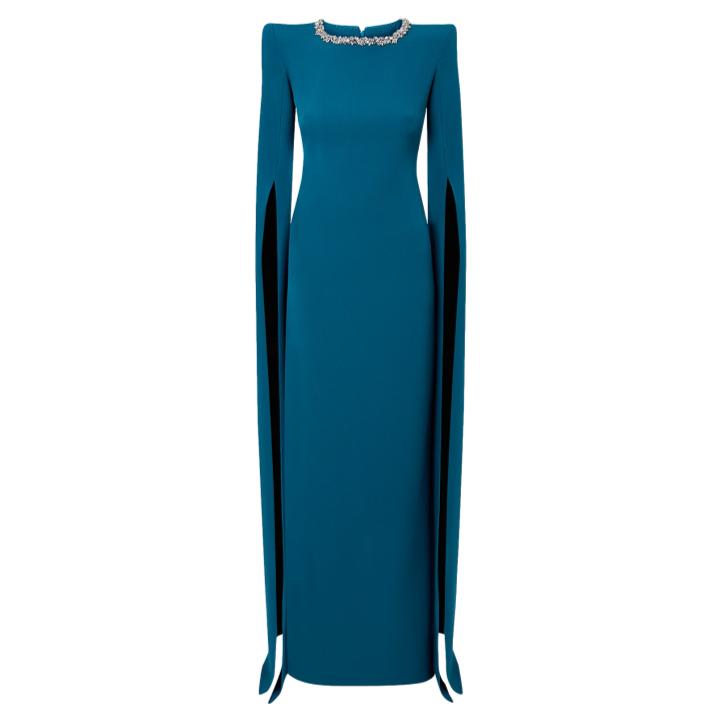 Safiyaa Destiny Dress in Poseidon Blue