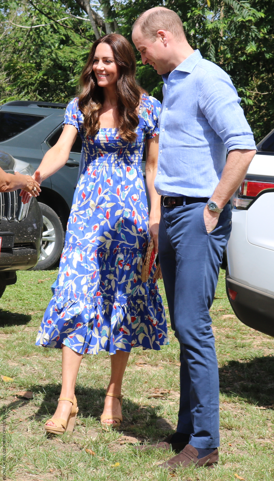The Princess of Wales looks summer ready in this gorgeous blue smocked dress