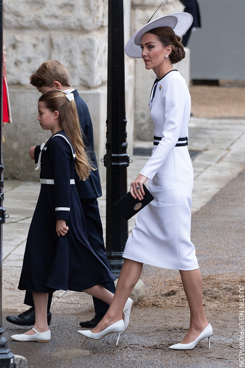 Kate Middleton Wows in White at Trooping The Colour 2024