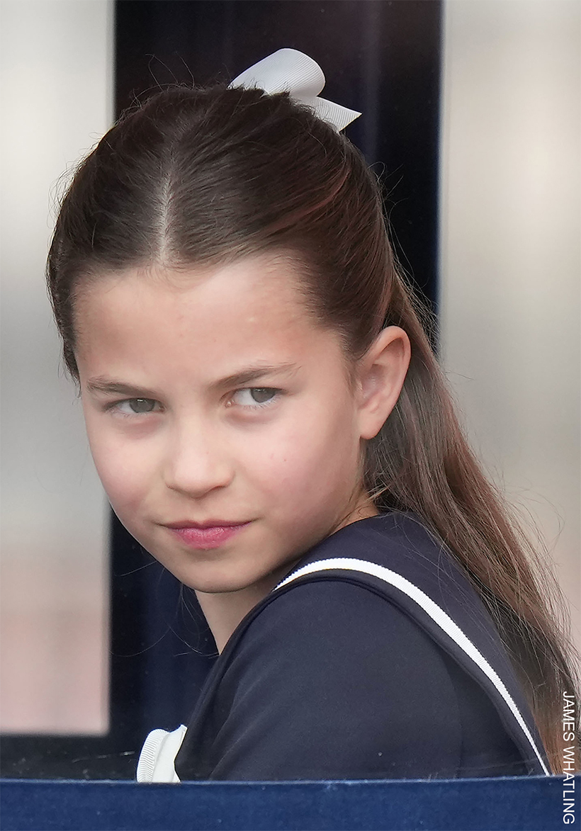 Charlotte at Trooping the colour