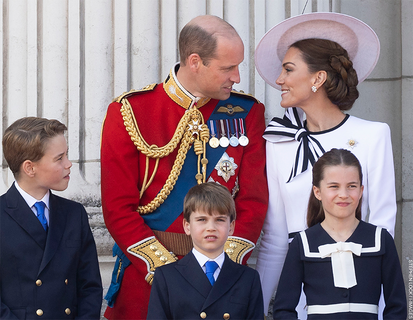 Wales family on the balcony of Buckingham Palace