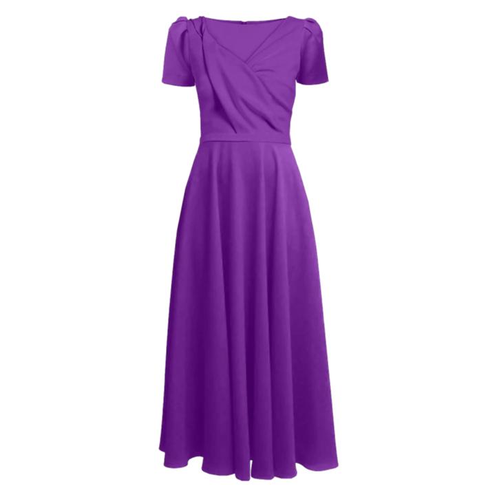 Safiyaa London Cecilia Lilac Midi Dress