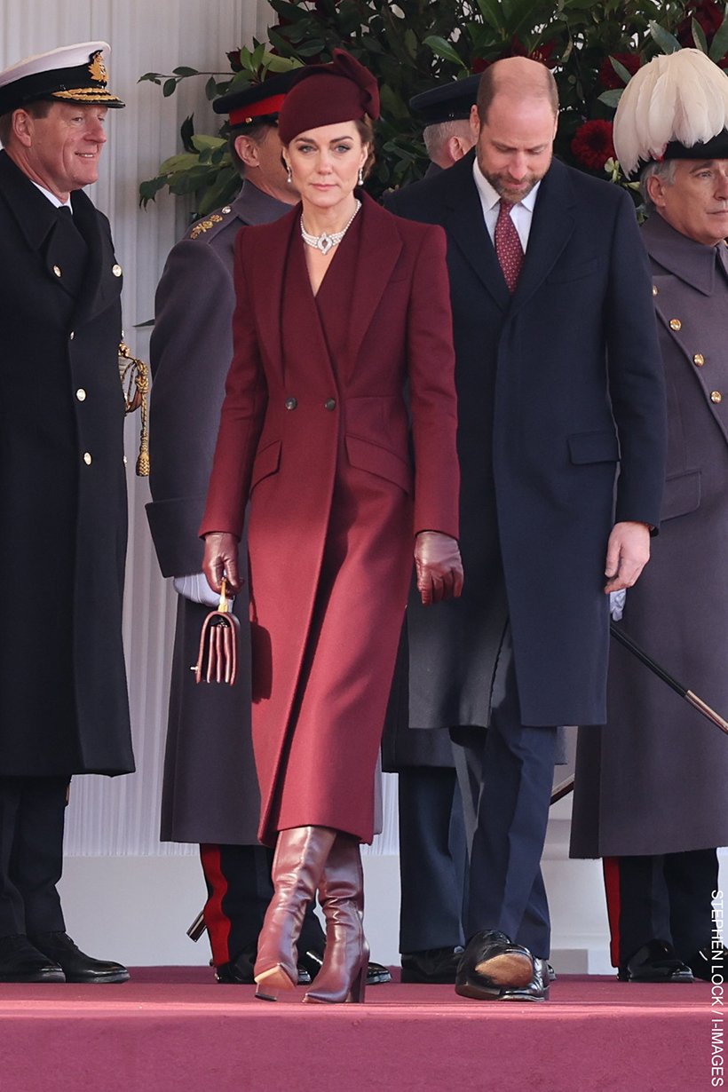 Kate Middleton’s Burgundy Look Was a Diplomatic Nod to Qatar—See Every Detail