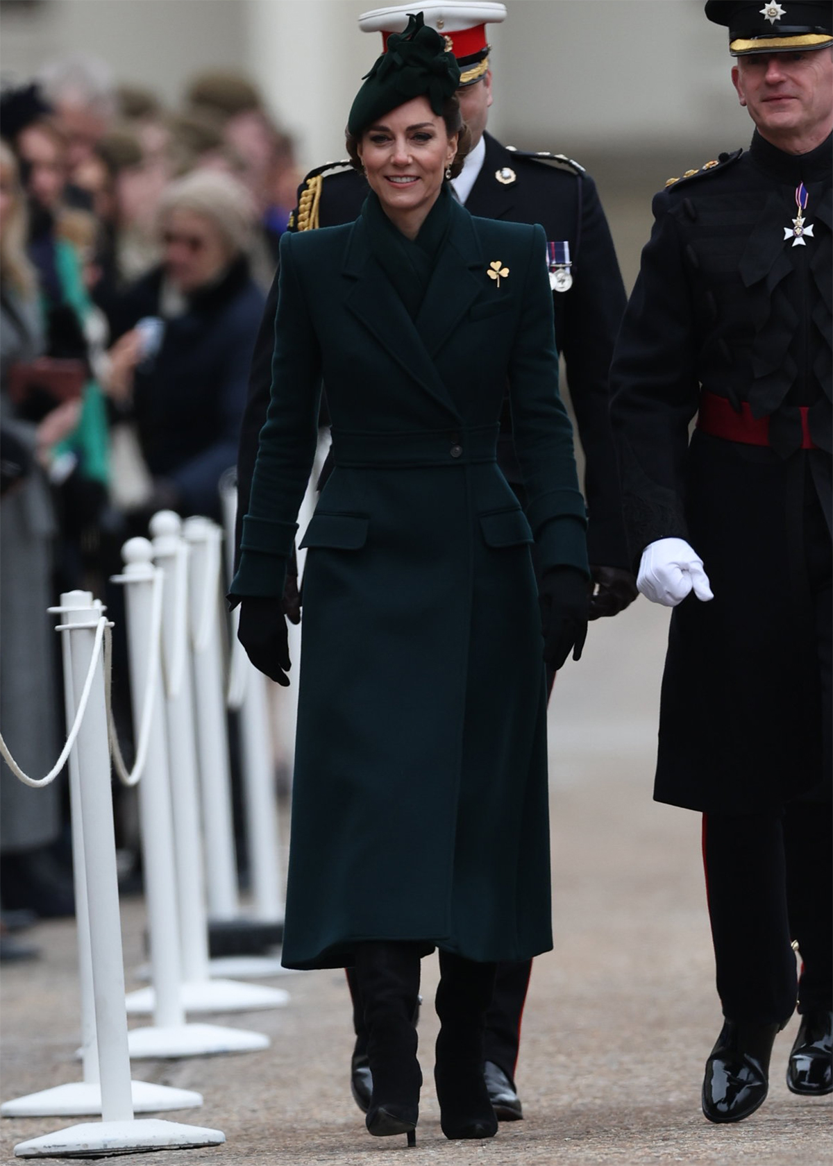 GET THE LOOK: Kate’s Middleton’s Military Coat from the Irish Guard’s Parade
