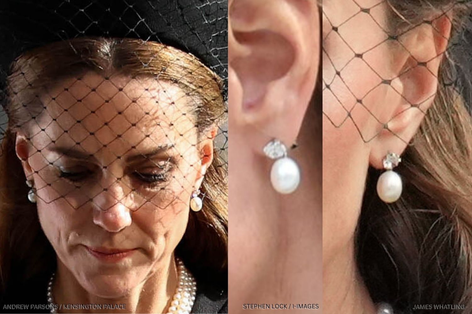 The Princess of Wales's pearl earrings