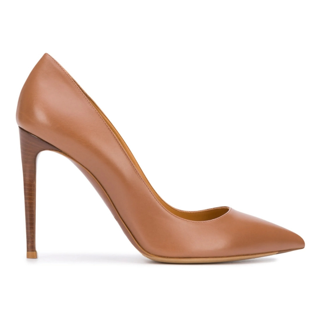 Ralph Lauren Celia Pumps in Gold Brown