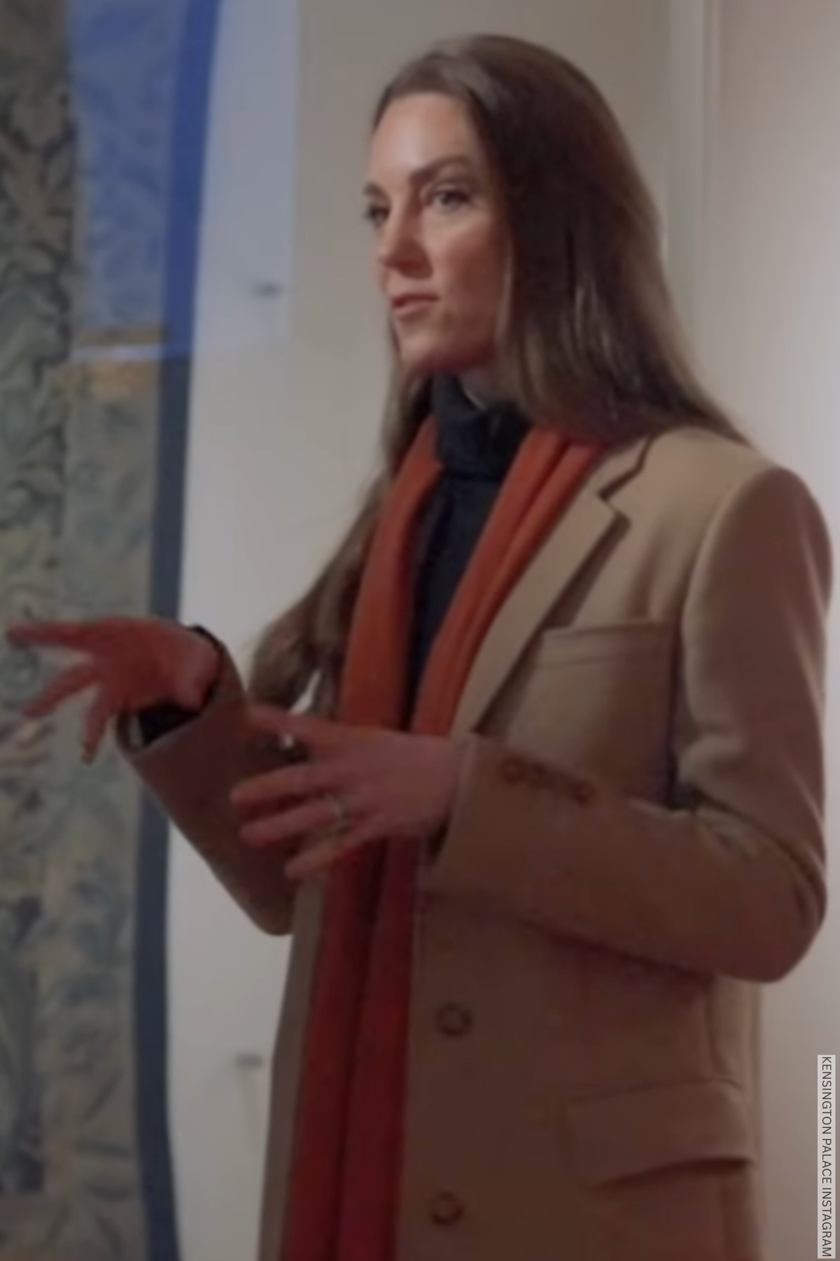 Kate Middleton Steps Out in Camel and Orange for ‘The Beauty of the Earth’ Exhibition
