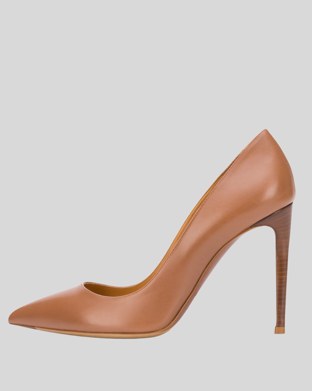 The Ralph Lauren Celia pointed-toe pump in golden brown