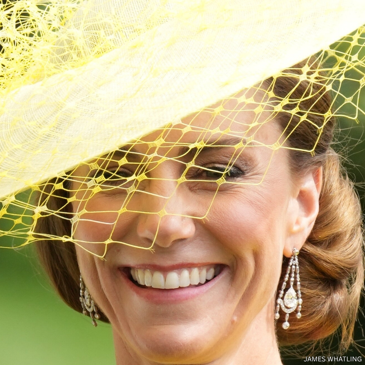 Queen Elizabeth II Diamond Chandelier Earrings
