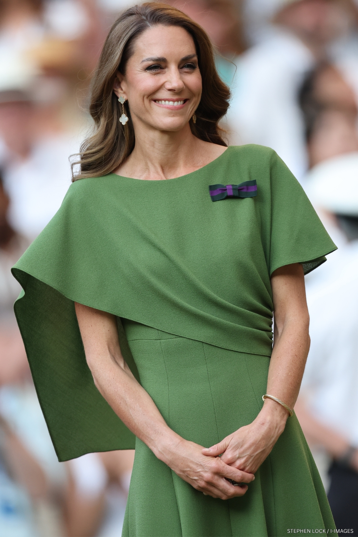 Kate Middleton Debuts Stunning Green Emilia Wickstead Dress at Wimbledon Men’s Final
