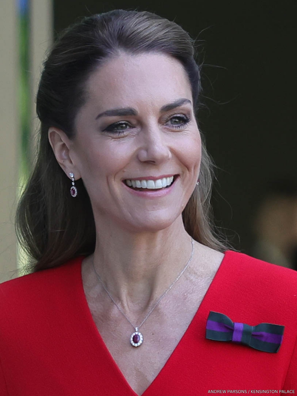 Kate Middleton in Red Roland Mouret for the Wimbledon Ladies’ Final