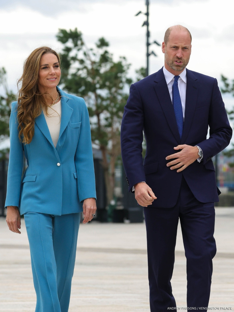 Kate Middleton and Prince William together at the Everton Football Club engagement in Liverpool