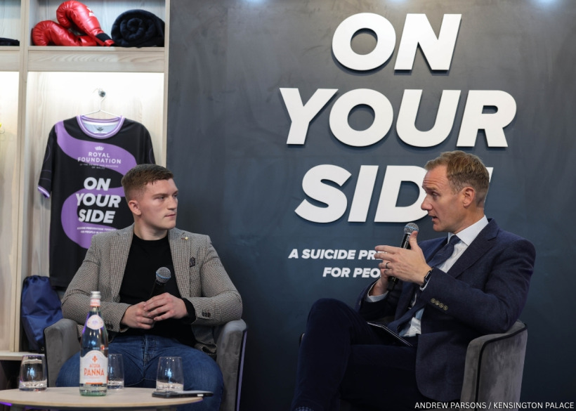 Prince William at the Everton event