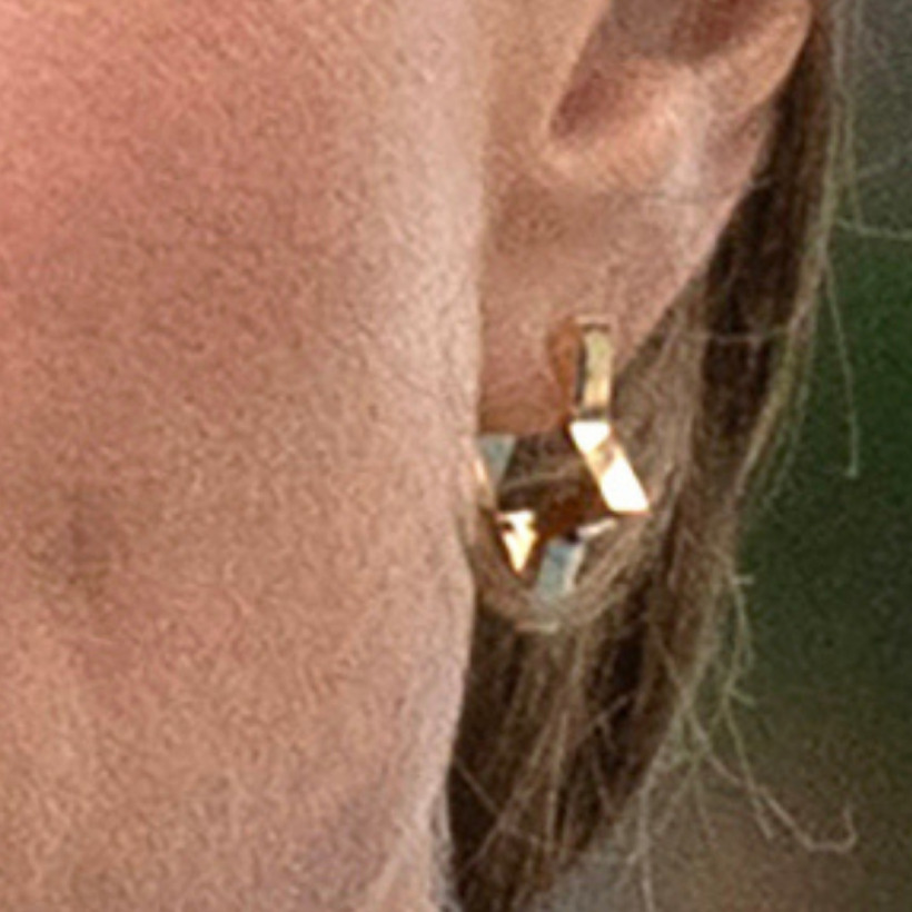 Kate Middleton wearing the gold Issy Star earrings by Earsass